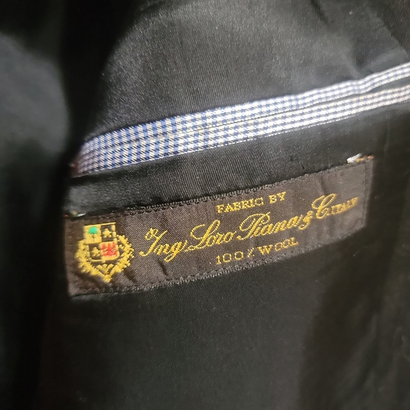 Joseph abboud black men's wool blazer - Picture 2 of 5